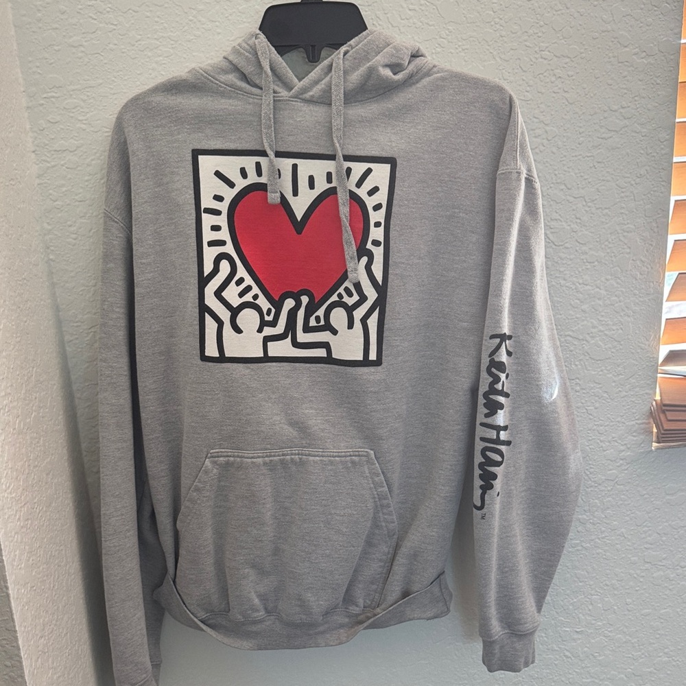 VINTAGE KEITH HARING LOVE HOODIE